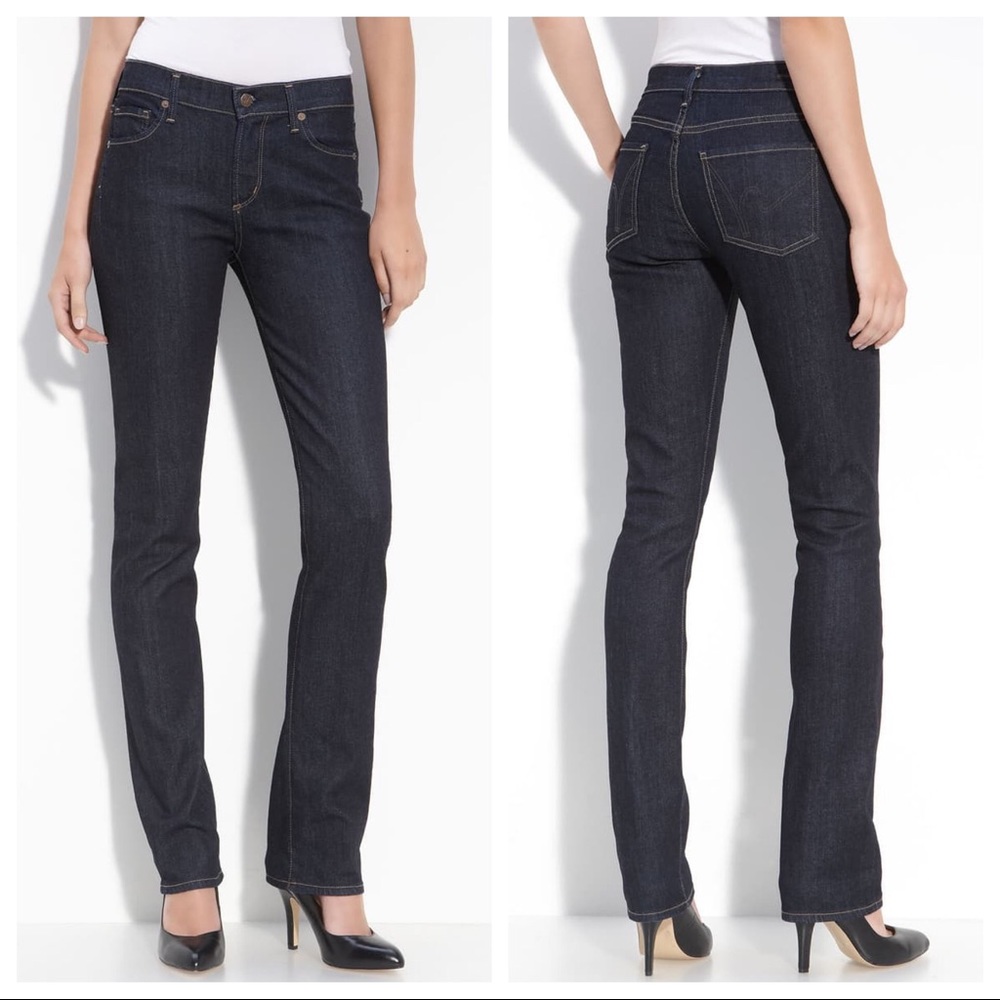 Citizens of Humanity Elson Mid-Rise Dark Jeans
